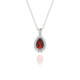 Sunrise | Pendentif Grenat Poire