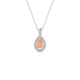 Sunrise | Pear Morganite Pendant