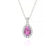 Sunrise | Pendentif Saphir Rose Poire