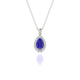 Sunrise | Pear Tanzanite Pendant