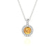 Sunrise | Round Citrine Pendant