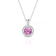 Sunrise | Pendentif Saphir Rose Rond