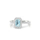 Sunrise | Emerald Aquamarine Ring