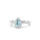 Sunrise | Bague Aigue-marine Poire