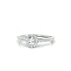 Sunrise | Halo Round Diamond Ring
