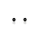 Suspense | Boucles d'oreilles Diamant Noir Rond