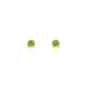 Suspense | Round Peridot Earrings