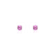 Suspense | Boucles d'oreilles Saphir Rose Rond