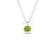 Suspense | Round Peridot Pendant