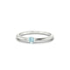 Suspense | Bague Aigue-marine Ronde