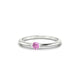 Suspense | Round Pink Sapphire Ring