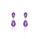 Sway | Boucles d'oreilles Améthyste Poire