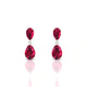Sway | Boucles d'oreilles Rubis Poire