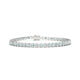 Tiger | Bracelet Tennis Aigue-Marine & Diamant Rond