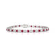 Tiger 1-1 | Bracelet Tennis Rubis & Diamant Rond