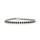 Tiger | Round black diamond tennis bracelet