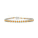 Tiger | Round citrine tennis bracelet