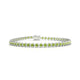 Tiger | Round peridot tennis bracelet