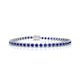 Tiger | Round sapphire tennis bracelet