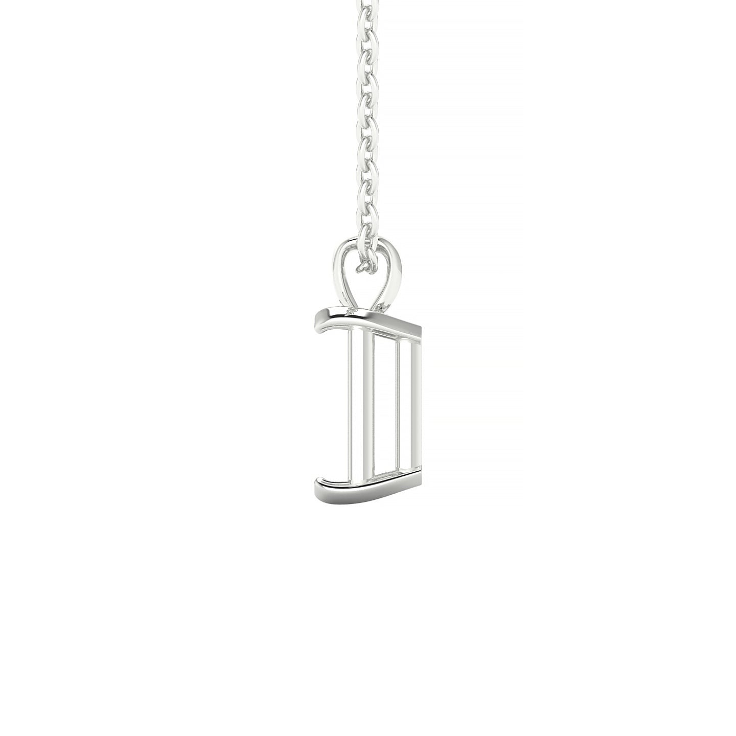 Timeless Emerald 2-2.99 ct | 18k White Gold Solitaire Pendant