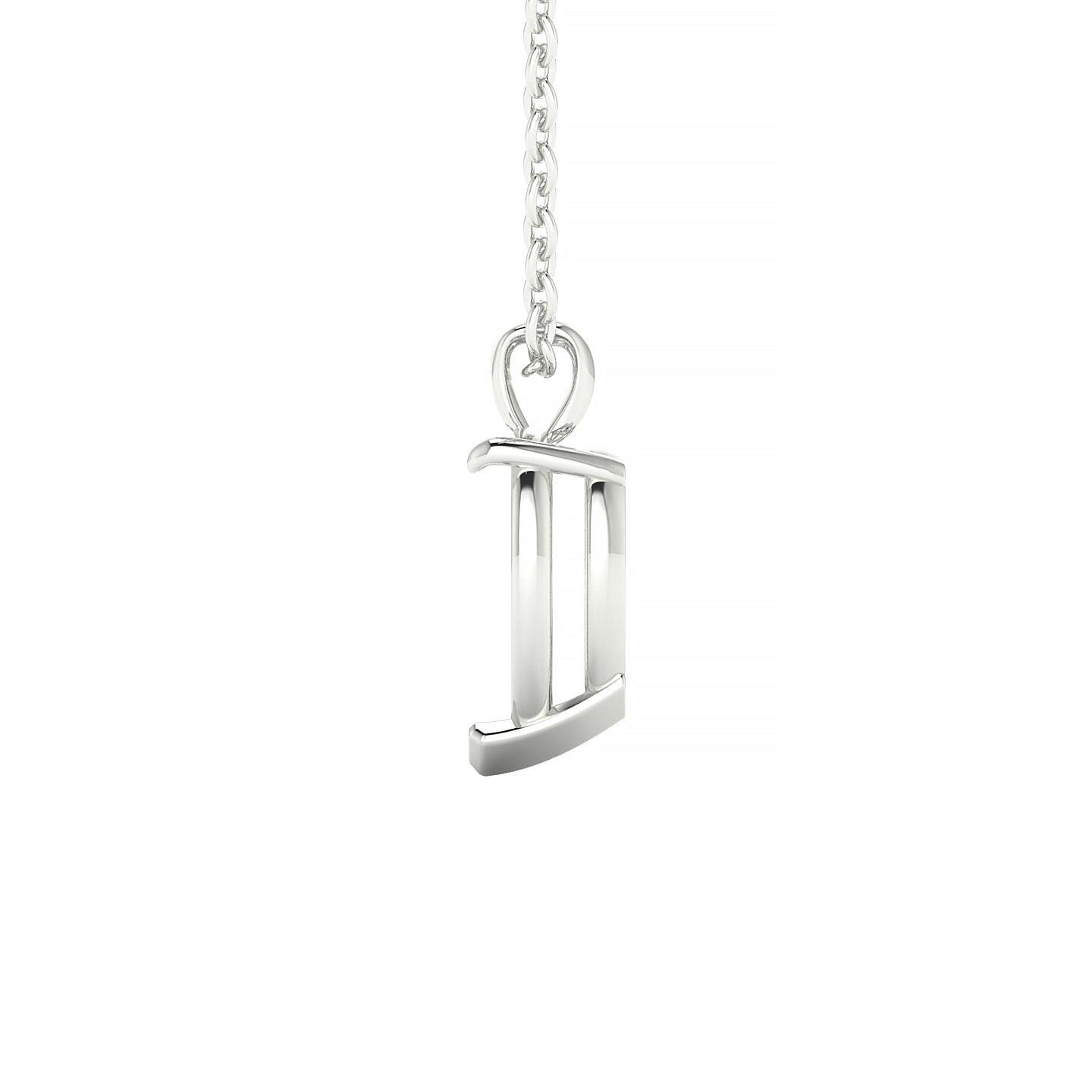 Timeless Pear 2-2.99 ct | 18k White Gold Solitaire Pendant