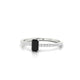 Timeless | Emerald Black Diamond Ring