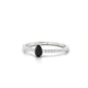 Timeless | Pear Black Diamond Ring