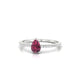 Timeless | Pear Rhodolite Ring