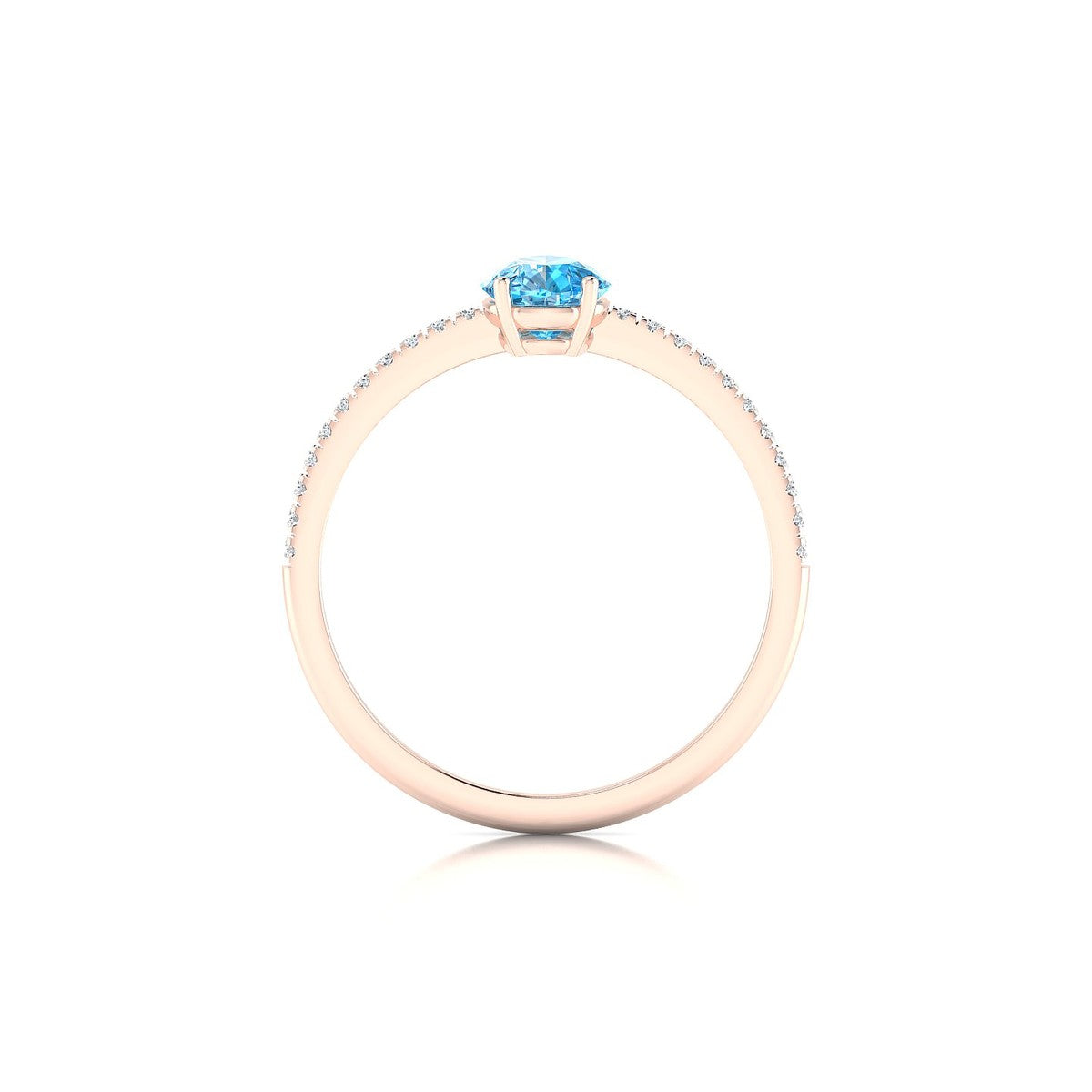 Timeless | 18k Rose Gold 7 x 5 mm Pear Topaz Ring