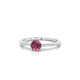 Timeless | Round Rhodolite Ring