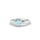 Treasure | Bague Aigue-marine Cœur