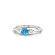 Trio | Round Topaz Ring