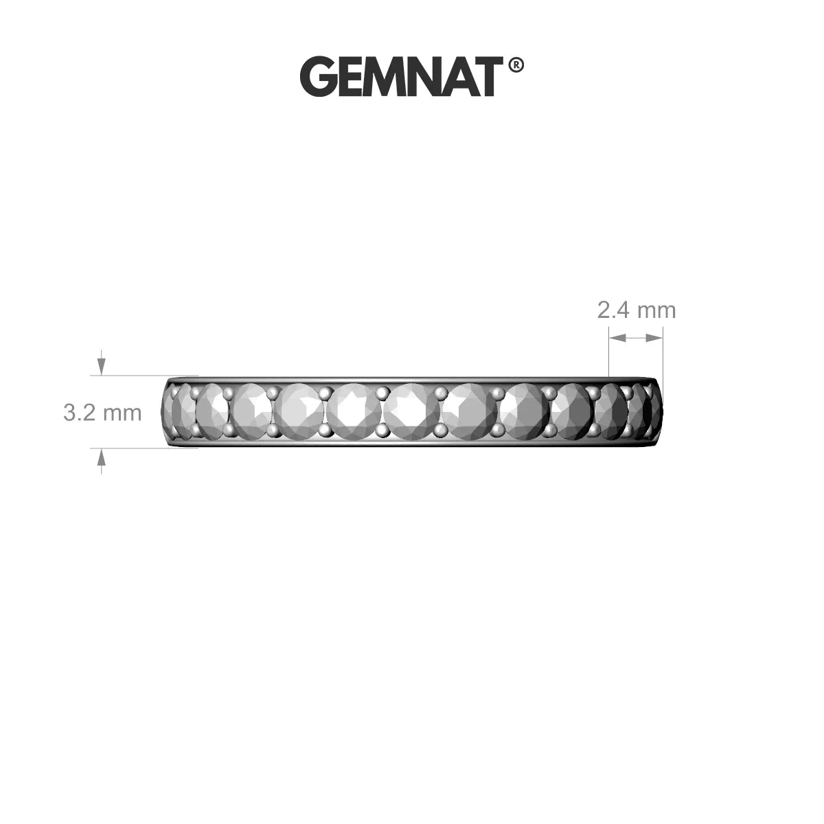 Union | 18k Rose Gold 2.5 mm Round Diamond Ring