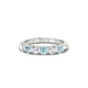 Unique | Round Aquamarine Ring
