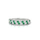 Valentine | Round Emerald Ring