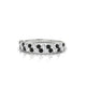 Valentine | Bague Diamant Noir Rond
