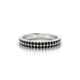 Verse | Bague Diamant Noir Rond