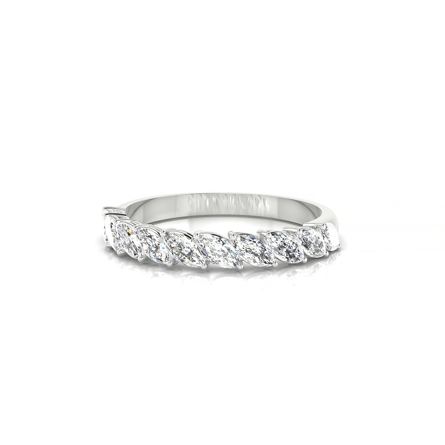 Virtue | 18k White Gold 4 x 2 mm Marquise Diamond Ring