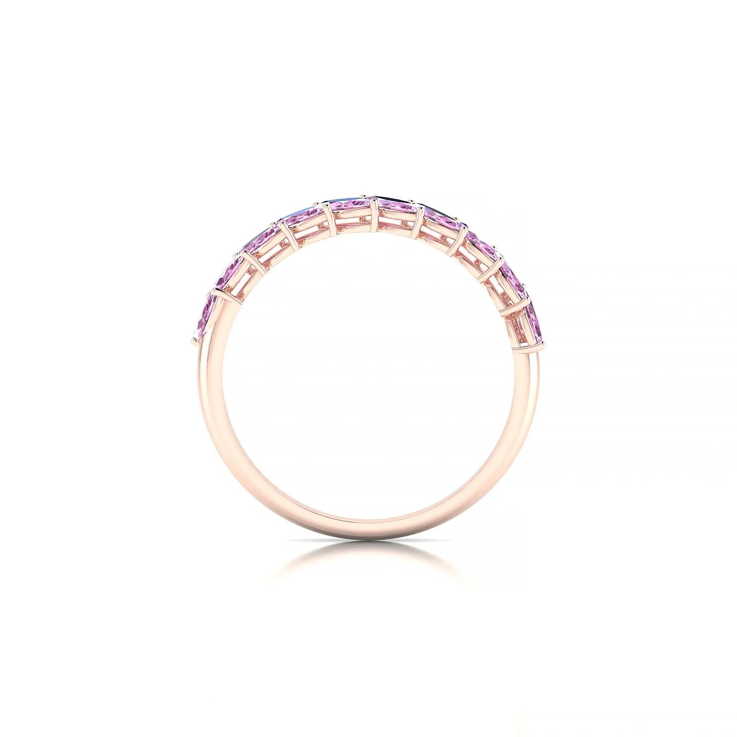 Virtue | 18k Rose Gold 4 x 2 mm Marquise Pink Sapphire Ring