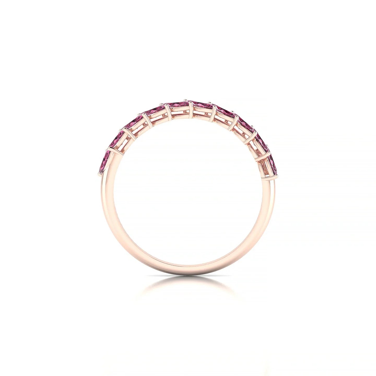 Virtue | 18k Rose Gold 4 x 2 mm Marquise Rhodolite Ring