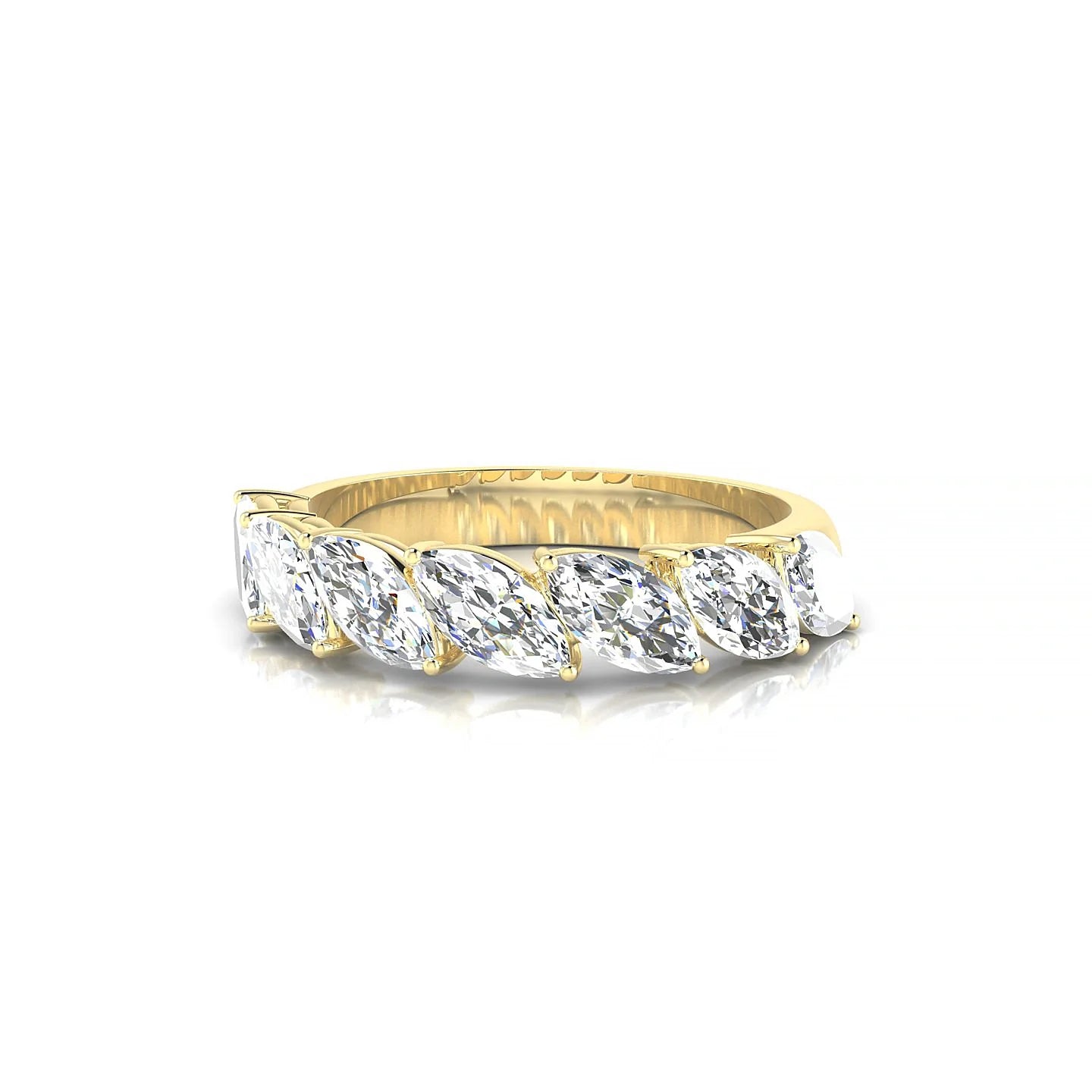 Virtue | 18k Yellow Gold 6 x 3 mm Marquise Diamond Ring