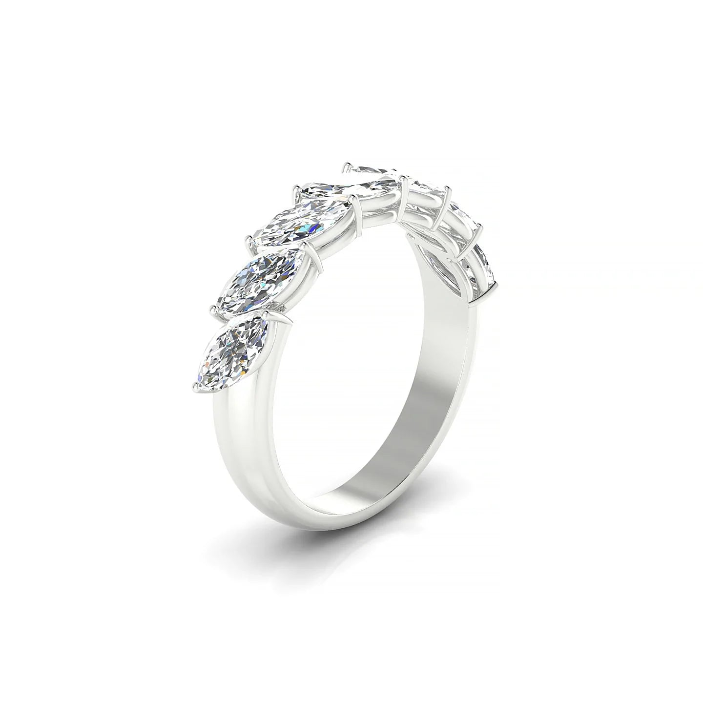 Virtue | 18k White Gold 6 x 3 mm Marquise Diamond Ring
