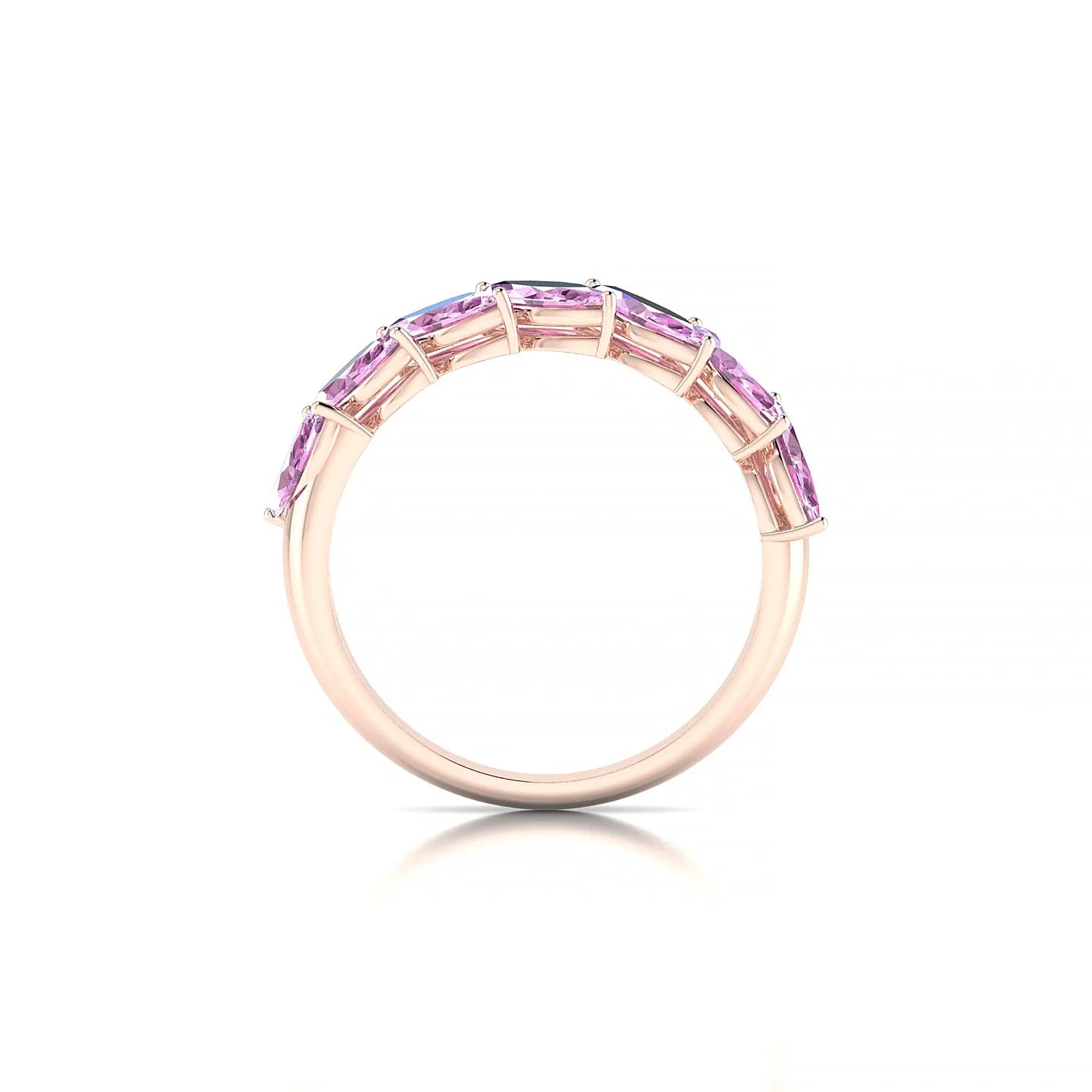 Virtue | 18k Rose Gold 6 x 3 mm Marquise Pink Sapphire Ring
