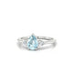 Water | Pear Aquamarine Ring