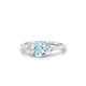Water | Bague Aigue-marine Ronde