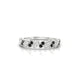 Whisper | Round Black Diamond & Diamond Ring