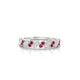 Whisper | Round Ruby & Diamond Ring