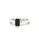 Zenith | Emerald Black Diamond Ring