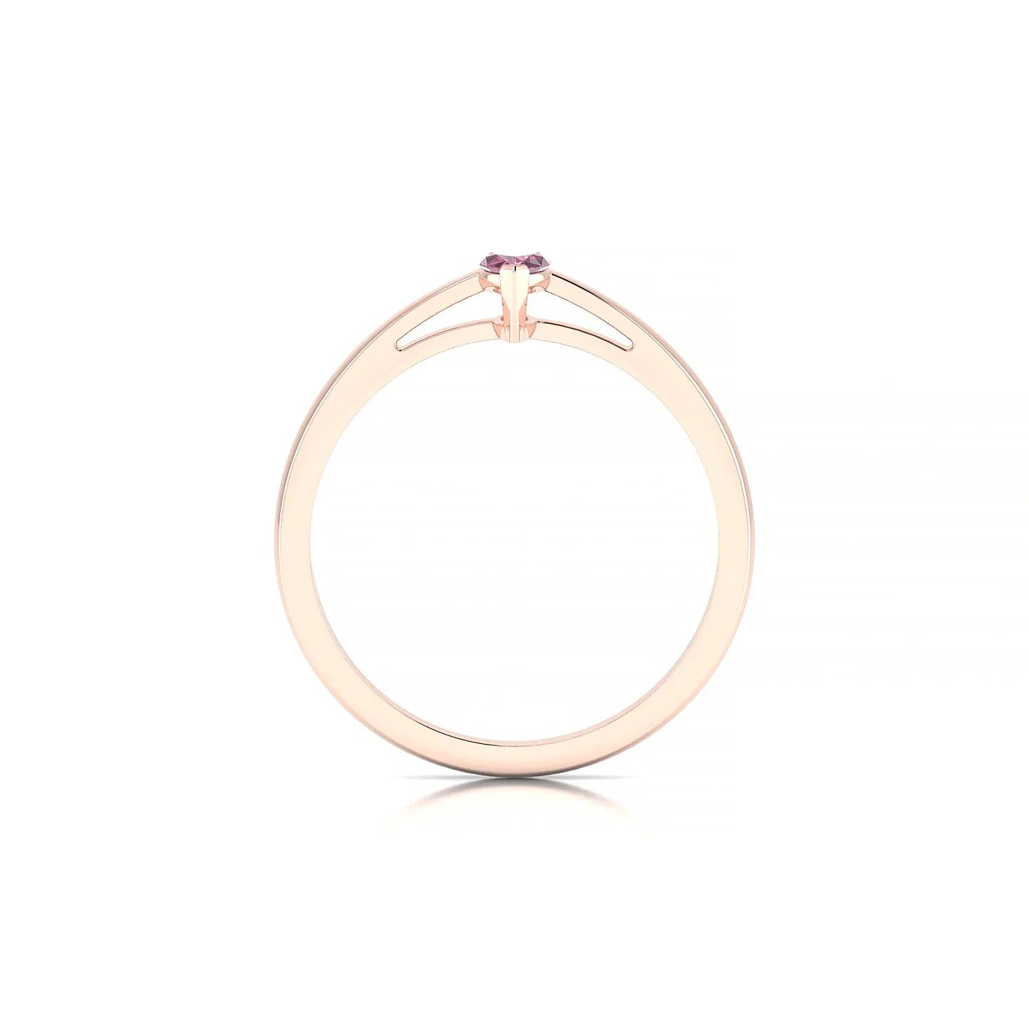 Zenith | 18k Rose Gold 6 x 3 mm Marquise Rhodolite Ring