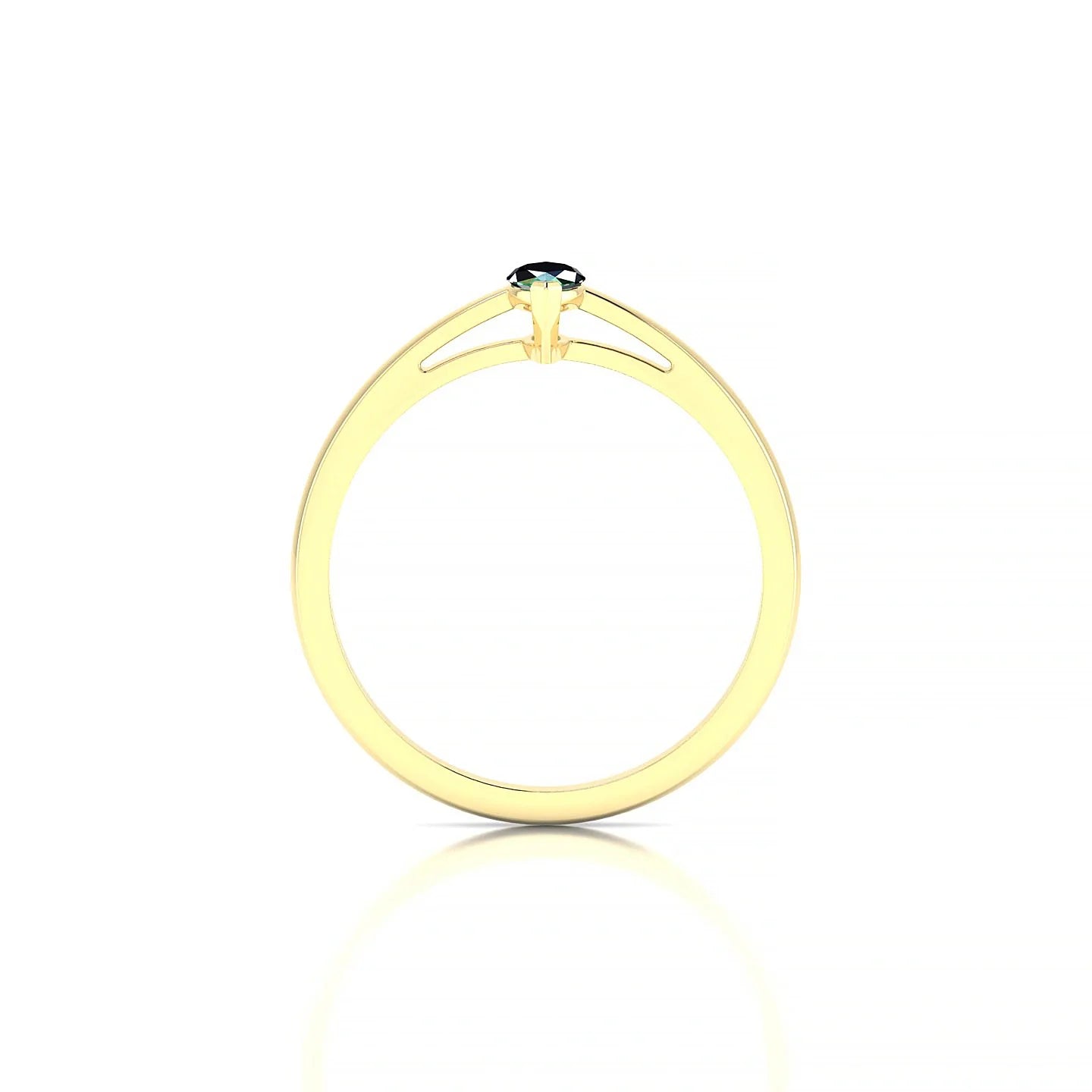 Zenith | 18k Yellow Gold 6 x 3 mm Marquise Emerald Ring